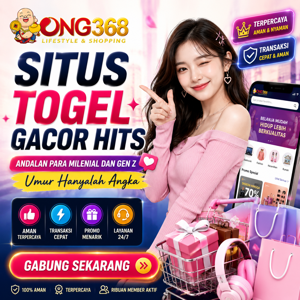 ONG368 : Situs Togel Gacor Hits Andalan Para Milenial Dan Gen Z by Hey siriusly