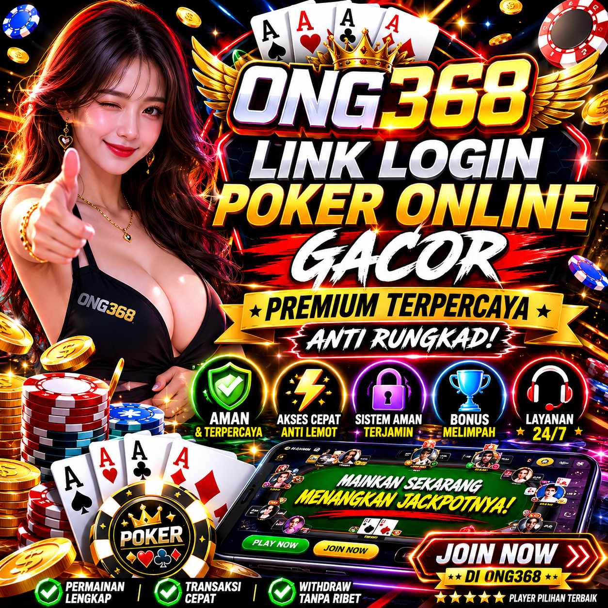 ONG368  ONG368 : Link Login Poker Online Gacor Premium Terpercaya Anti Rungkad by Hey siriusly